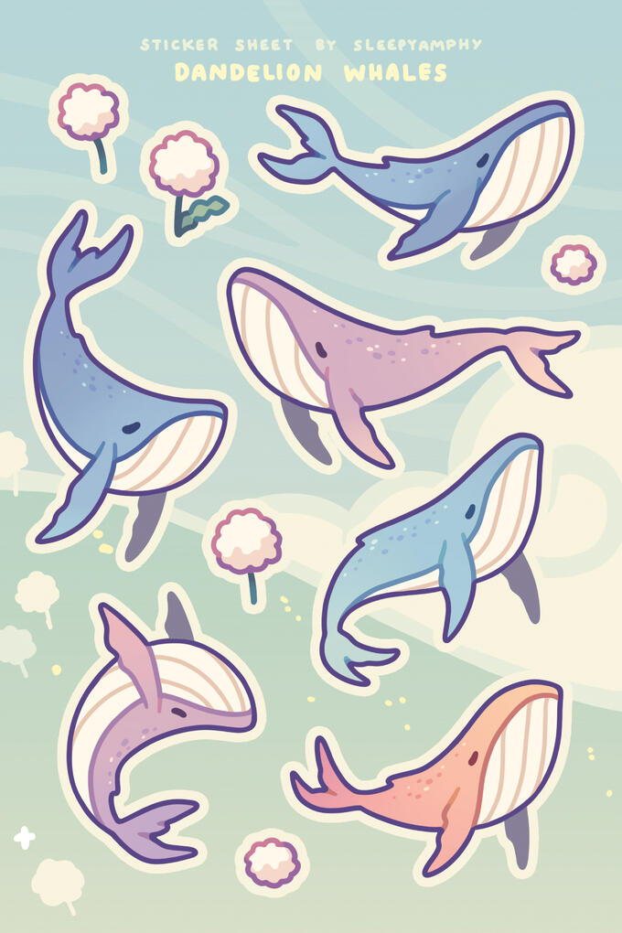 Dandelion Whales